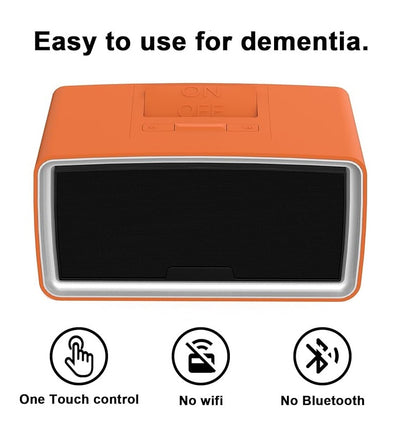 Upgraded 32GB Simple Music MP3 Player Dementia Products Gifts for People with Dementia Patients Alzheimers Easy Music Box for Elderly Seniors
